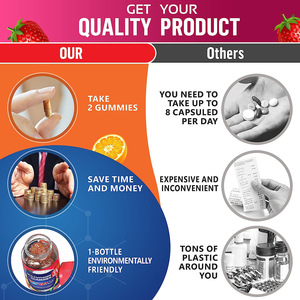 Private Label OEM 13 in 1 multivitaminico adulti integratori a base di erbe caramelle gommose per supporta l'immunità e l'energia - Product Image 4