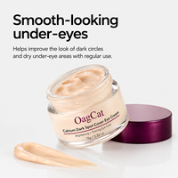 Crème pour les yeux hydratante anti-âge, réduisant les cernes, avec AHA et ingrédients véganes, pour usage quotidien, étiquette privée OEM/ODM