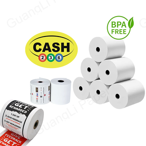 Tùy chỉnh in nhiệt Giấy cuộn 80x80mm 50 cuộn cho tiền mặt đăng ký POS và <span class=keywords><strong>ATM</strong></span> vé hấp dẫn giá cả - Product Image 3