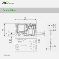 Module de lecteur Rfid 125khz TTL pour intégré dans le produit