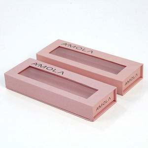 Finished Surface Paper Lipstick Packaging Gift <b>Box</b> Printed Made Cheap bespoke Clear 3d Customize Eyelash <b>Box</b> Customization - Product Image 3