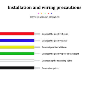 Bande lumineuse LED dynamique et colorée 12V 24V RGB pour feux <span class=keywords><strong>de</strong></span> recul, clignotants, feux arrière, feux stop pour camions, conteneurs, véhicules utilitaires, jipes, camping-cars, SUV - Product Image 5
