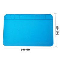 1 tapis de soudure d'isolation thermique Kit d'outils de réparation de téléphone d'ordinateur coussin de réparation de travail magnétique plate-forme de Maintenance résistante à la chaleur 4