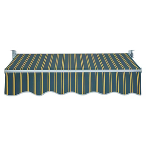 Auvent rétractable en alliage d'aluminium toile anti-pluie extérieur portable ombre Patio terrasse 4m Projection acrylique voile matériel - Product Image 4