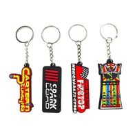 Porte-clés en caoutchouc souple cadeau de nouveauté de bonne qualité personnalisé en gros Porte-clés promotionnel en PVC Porte-clés personnalisé 2D