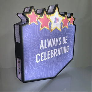 Espositore STAR LED Personalizzabile in Acrilico, Moderno e Artigianale per Nightclub, Bar, Lounge, Feste, Eventi, Servizio <span class=keywords><strong>VIP</strong></span> Bottiglie, Messaggi - Product Image 5