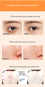 Crème Visage Hydratante Minérale 11 Couleurs Imperméable et Douce – Couvre les Taches de Rousseur, les Marques d'Acné, les Cernes et les Tatouages Naturellement - Product Image 3