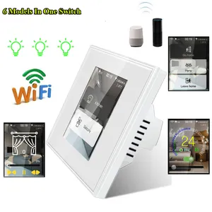 OEM 智能家居自动化 DIY 智能 Wifi 无线遥控通用继电器模块光电源 LCD 墙壁定时器开关