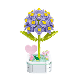 Bloques de Construcción de Partículas Pequeñas Drill Horse, Bauhinia Lily, Decoración del Hogar, Juguete DIY, 100-200 Piezas, Niños de 8 a 13 Años - Product Image 5