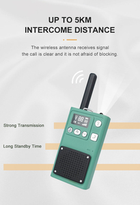 Walkie Talkie Básico Portátil, Unidad de Comunicación de Radio Bidireccional Estándar - Product Image 3