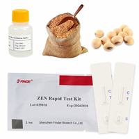 Kit de test d'instrument vétérinaire pour la détection de la zéaralénone (ZEN) pour l'analyse des mycotoxines dans les aliments pour animaux et les céréales
