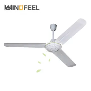 Ventilador de teto industrial, 56 "60 polegadas 140cm 1500mm ac grande energia para yemen iraque índia paquistão togo áfrica do sul américa