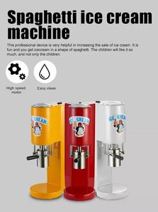 Machine à glace spaghetti la plus vendue, faible entretien, excellente qualité pour les salons de gelato haut de gamme - Product Image 5