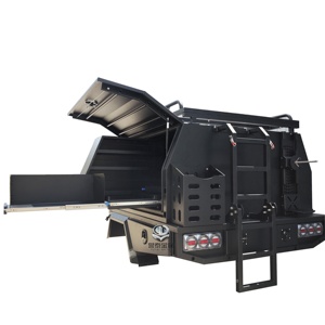 Forte e resistente materiale in alluminio Ute baldacchino per il Pick up Ute vassoio con accessori esterni cassetto scorrevole cucina - Product Image 1
