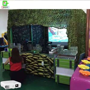 Machine LP-ST01 Children's <b>3D</b> Interactive Projection Shooting <b>Projector</b> Wooden PC Metal Indoor Multiplayer Hunting Game - Product Image 2
