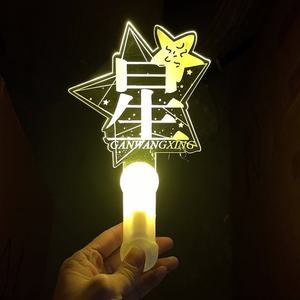 Letreros Luminosos Acrílicos LED Intermitentes, Barras Luminosas para <span class=keywords><strong>Conciertos</strong></span>, Accesorios de Animación, Formas de Corazón/Estrella/Planeta/Caca, para Interiores, Graduaciones, Ramadán - Product Image 4