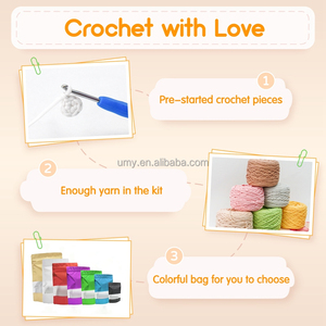 Mini Handmade Cactus Succulent Plant Pot Flowerpot Plush Toy Knitting Hand Diy Craft Starter Learn to <b>Beginner</b> <b>Crochet</b> <b>Kit</b> - Product Image 3