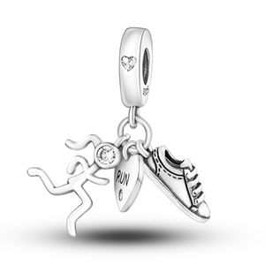 Abalorios de Plata de Ley 925 con la Frase 'I Love My Family', <span class=keywords><strong>para</strong></span> Pulseras y Colgantes, Joyería de Corazón, Regalo - Product Image 5