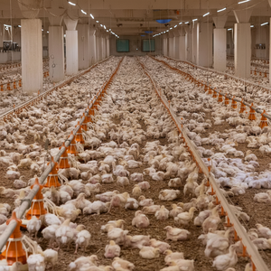 Gagner rapidement de la traction Élever séparément des poulets de chair mâles et femelles avec des buveurs d'animaux Nouvelle condition - Product Image 1