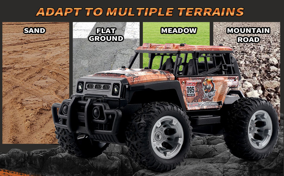 JJRC Q181 RCカー 1:20 ビッグホイール 2.4GHz 2WD RCモンスター