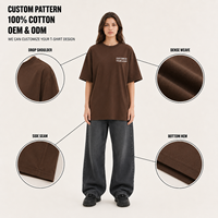 T-shirt en coton 500 g/m² personnalisé avec logo, couleur unie, manches courtes, taille plus, décontracté, unisexe, confortable, surdimensionné