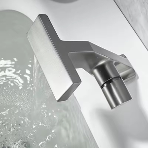 Grifo de Lavabo de Latón Moderno, Monomando, Montaje en Cubierta, Control Termostático, Resistente a la Oxidación, para Remodeladores de Baños y Uso <span class=keywords><strong>Comercial</strong></span> - Product Image 2