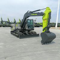 Mini-excavatrice compacte Zoomlion ZE75G, excavatrice sur chenilles hydraulique de 7,5 tonnes à vendre