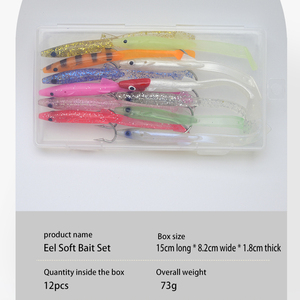 Afishlure di anguilla di sabbia in plastica morbida esche da Pesca Set 10cm 3.7g <span class=keywords><strong>esca</strong></span> di Pesca di 12 pz/scatola <span class=keywords><strong>per</strong></span> esche di mare esche morbide <span class=keywords><strong>per</strong></span> la Pesca di <span class=keywords><strong>anguille</strong></span> - Product Image 4
