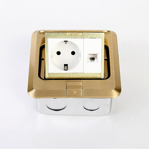 Boîtier de prise de sol en cuivre étanche IP44, prises EU 16A, norme européenne, mise à la terre, usage commercial et industriel - Product Image 4