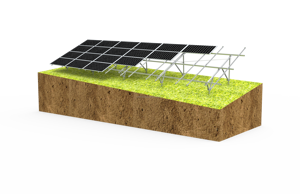 U2V Steel <b>Solar</b> Mounting System Ground <b>Application</b> with Hot Dip Galvanizing Rail Structure Premium <b>Solar</b> Mounting Solution - Product Image 3