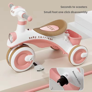 2024 thiết kế hiện đại của trẻ em ba bánh xe đẩy cho <span class=keywords><strong>1</strong></span>-<span class=keywords><strong>3</strong></span>-6 năm chàng trai và cô gái/có thể tháo rời bảo vệ an toàn và mái hiên xe đẩy - Product Image 6