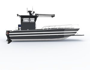Barco de carga de aluminio de 10m, embarcación de 10m con parte inferior en V, 2022 - Product Image 2