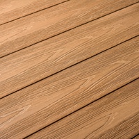 Plancher de terrasse en bois composite Co-Extrusion WPC Planches de terrasse en bois composite avec 15 ans de garantie XF-G002 de panneaux de terrasse composite