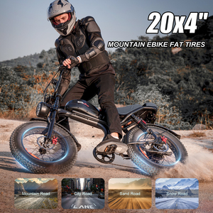 Vélo <span class=keywords><strong>Électrique</strong></span> à Pneus Larges à Moteur Simple ou Double avec Batterie 48V 20Ah 23Ah, Léger pour les Trajets Urbains, Prix de Gros - Product Image 2