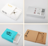 En gros pas cher logo personnalisé imprimé tiroir thé boîte d'emballage en papier cosmétique
