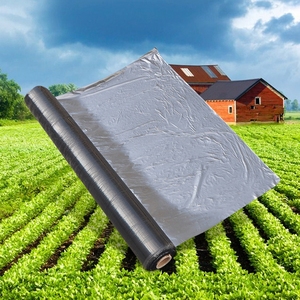 Film de paillage en plastique PE noir argenté écologique, couverture de sol, papier de paillage <span class=keywords><strong>agricole</strong></span> - Product Image 1