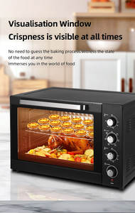 <span class=keywords><strong>Four</strong></span> électrique de grande capacité 100L pour la maison, <span class=keywords><strong>four</strong></span> grille-pain multifonctionnel pour le ménage - Product Image 6