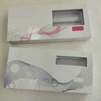 Boîte d'emballage personnalisée pour stylo à peptides 3ml 10ml avec logo, flacon premium, fermeture magnétique en carton, gaufrage et doublure en éponge