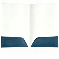 Carpeta de Documentos de Papel con Dos Bolsillos, Impresión Gráfica Personalizada para Portafolio de Contratos de Oficina