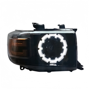 Phares avant projecteurs complets <span class=keywords><strong>4x4</strong></span> tout-terrain motif fleur de prunier pour Land Cruiser Série 70 LC78, amélioration LC71 LC76 LC79 - Product Image 4