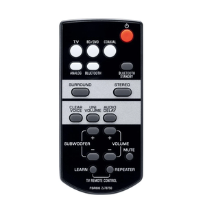 Nuevo control remoto de repuesto para <span class=keywords><strong>barra</strong></span> de <span class=keywords><strong>sonido</strong></span> <span class=keywords><strong>Yamaha</strong></span> FSR66 ZJ78750 ATS-1030 YAS-103 - Product Image 1