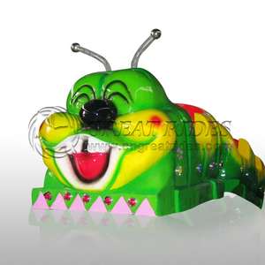 Remise de haute qualité manèges de parc d'attractions Wacky Worm Track Train Caterpillar Mini Roller Coaster à vendre - Product Image 1