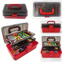 Kit de leurres de pêche 428 pièces/ensemble, appâts souples et durs, adaptés à toutes les couches d'eau, ensemble de leurres simulés efficaces avec boîte