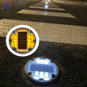 DPWH Aprobado 6 LED Solar Cat Eye <span class=keywords><strong>Road</strong></span> Marker <span class=keywords><strong>Road</strong></span> fábrica precio bajo reflectores de luz de carretera alimentados por energía solar - Product Image 6