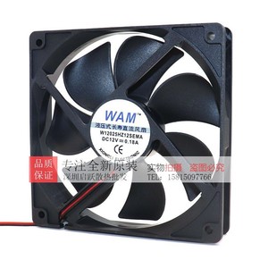 Ventilateur de refroidissement à roulement fluide Wam W12025Hz12Sema 12V 0.18A 92x92x25mm pour machine à souder - Product Image 2