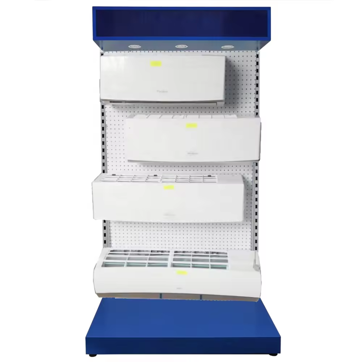 Retail Store Pegboard Solar Air Conditioner Display Rack Metal Home