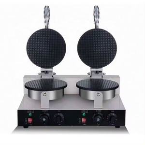 Double Bakers Snack Machines Commercial Electric Ice Cream Cone Gaufrier Machine Egg Roll Maker Machine - Product Image 2