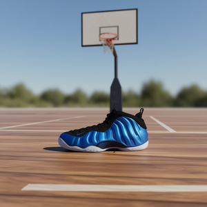 Chaussures de basket-ball <span class=keywords><strong>Nike</strong></span> <span class=keywords><strong>Air</strong></span> Foamposite <span class=keywords><strong>One</strong></span> International Blue 2024 pour hommes - Product Image 2
