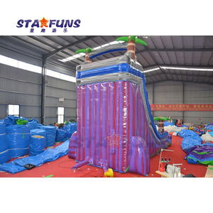 Commercial Giant Marble Palm Inflatable Castle Water <strong>Slide</strong> for Adults Bounce House Water <strong>Slide</strong> for Kids Model <strong>Number</strong> Bouncy - Product Image 3