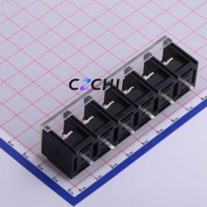 KF78C-13.0-6P Barrier Terminal Block Through hole Component (THT),P=13mm Connector With Cover Plate 13mm 1x6P Straight Pin - Product Image 2